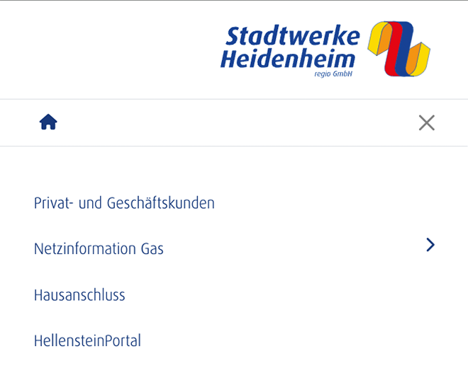 Seiten-Menü